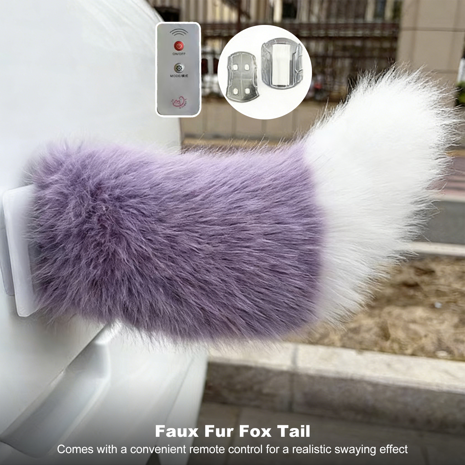 Universal Remote Control - Electric Car Tail Rechargeable Moving Tail