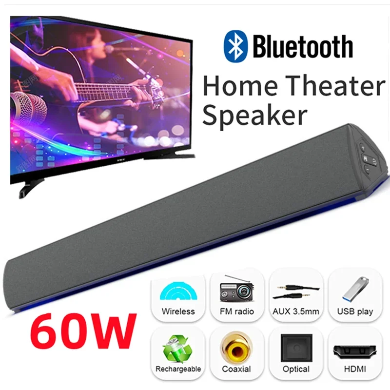 Home Cinema Samsung 5.1 - 60W Wireless TV PC Soundbar Bluetooth