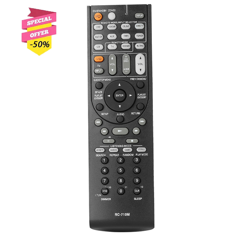 Onkyo Home Cinema - New RC-710M RC710M Remote Control Compatible
