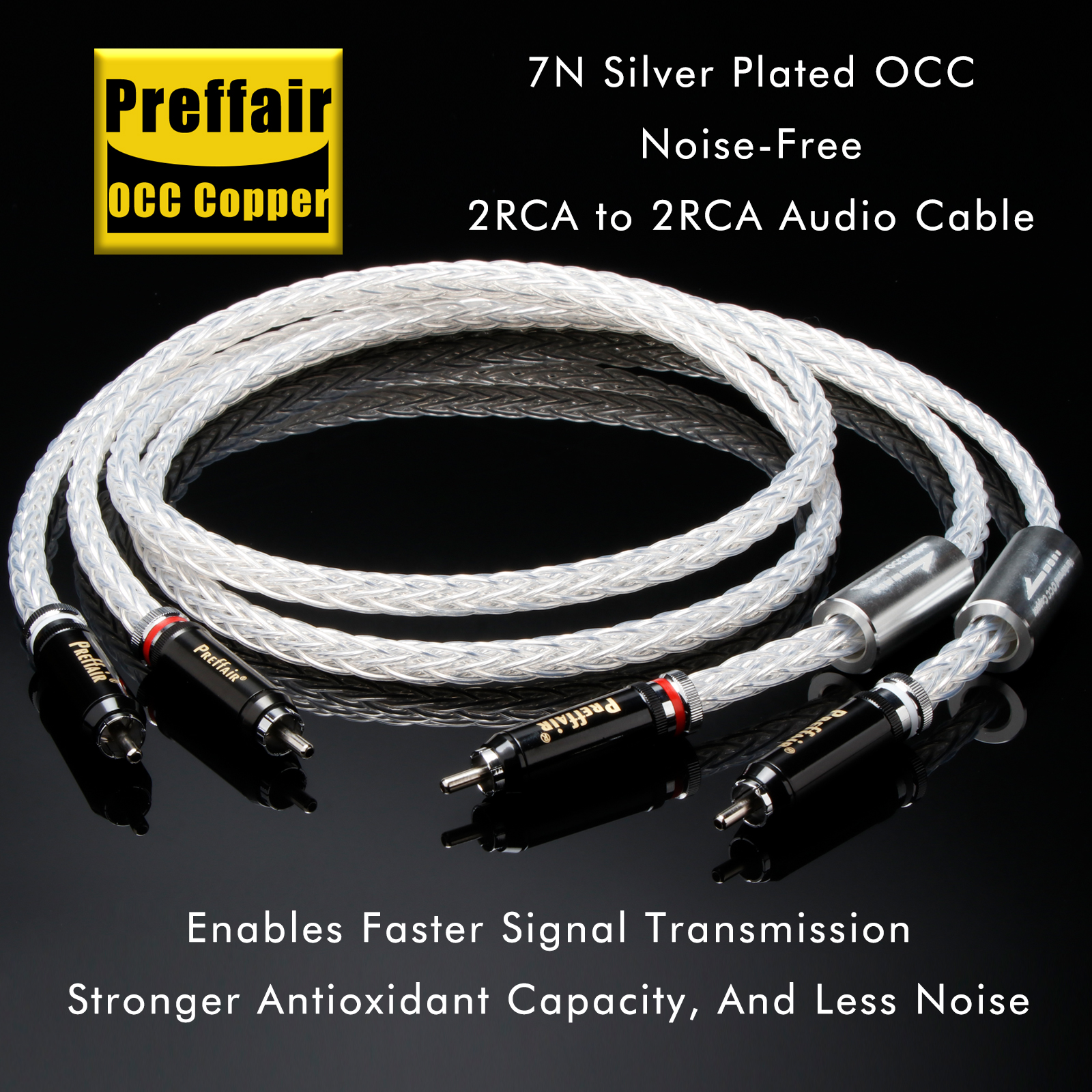 Home Cinema Ampli - Hifi Audio RCA Cable 12cores 7N
