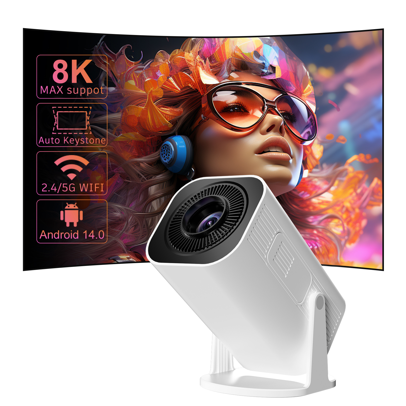 Salange P330 Mini Projetor And - Xiaomi Home Cinema ulasan dan harga