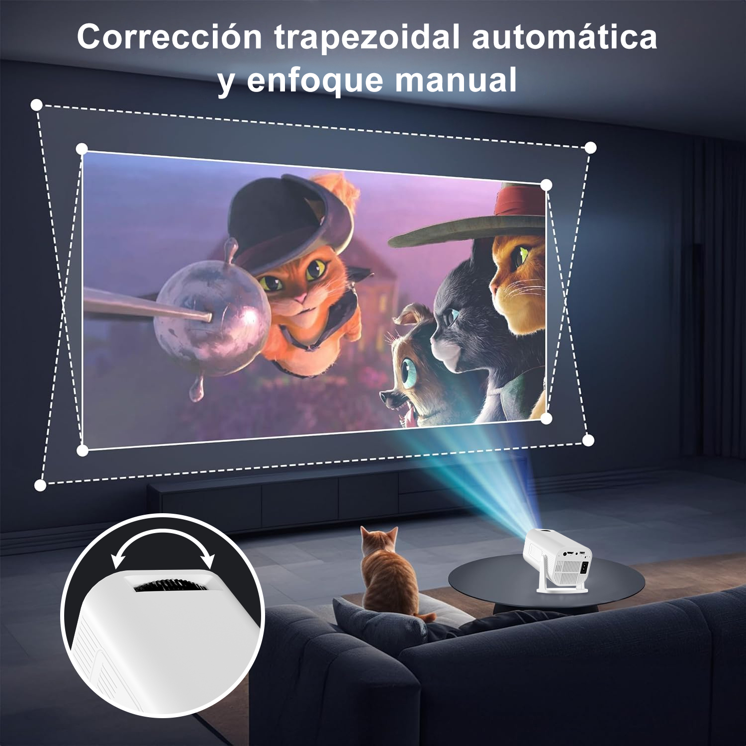 Salange P330 Mini Projetor And - Xiaomi Home Cinema ulasan dan harga