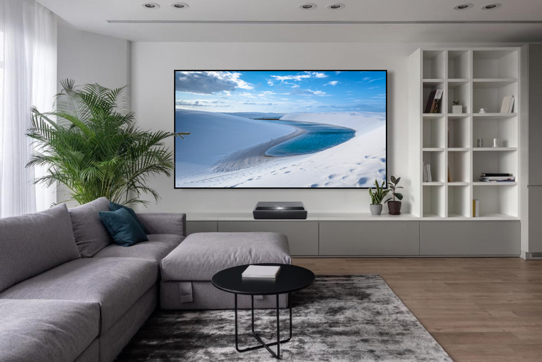 Hot Selling 100Inch 4K UST ALR - Home Cinema Wall Lights ulasan dan harga
