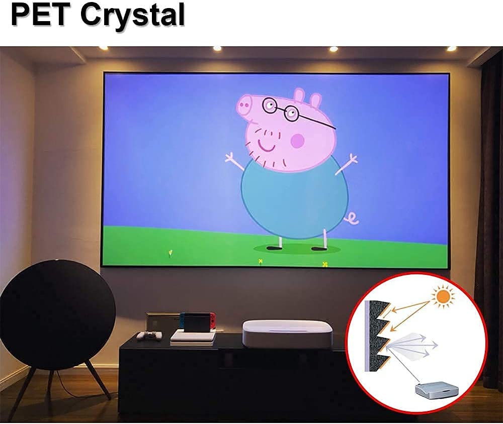 Hot Selling 100Inch 4K UST ALR - Home Cinema Wall Lights ulasan dan harga