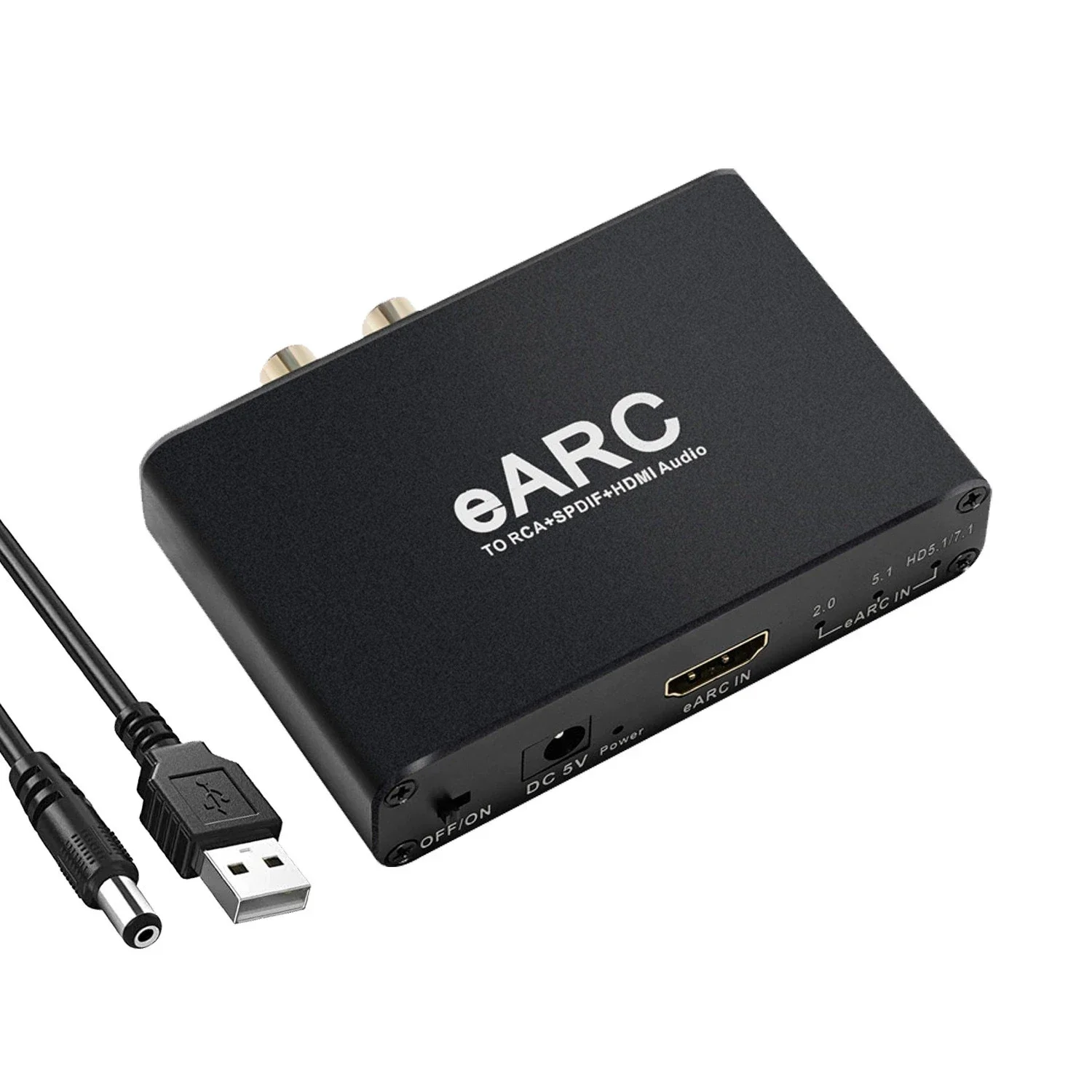 192KHz HDMI eARC ARC to RCA Au - Hdmi Arc Cable ulasan dan harga