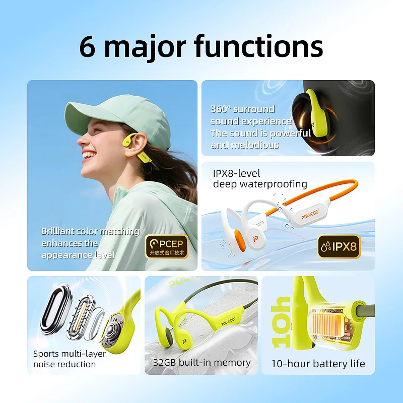 POLVCDG X9 Bone Conduction Ear - Home Cinema Amazon ulasan dan harga