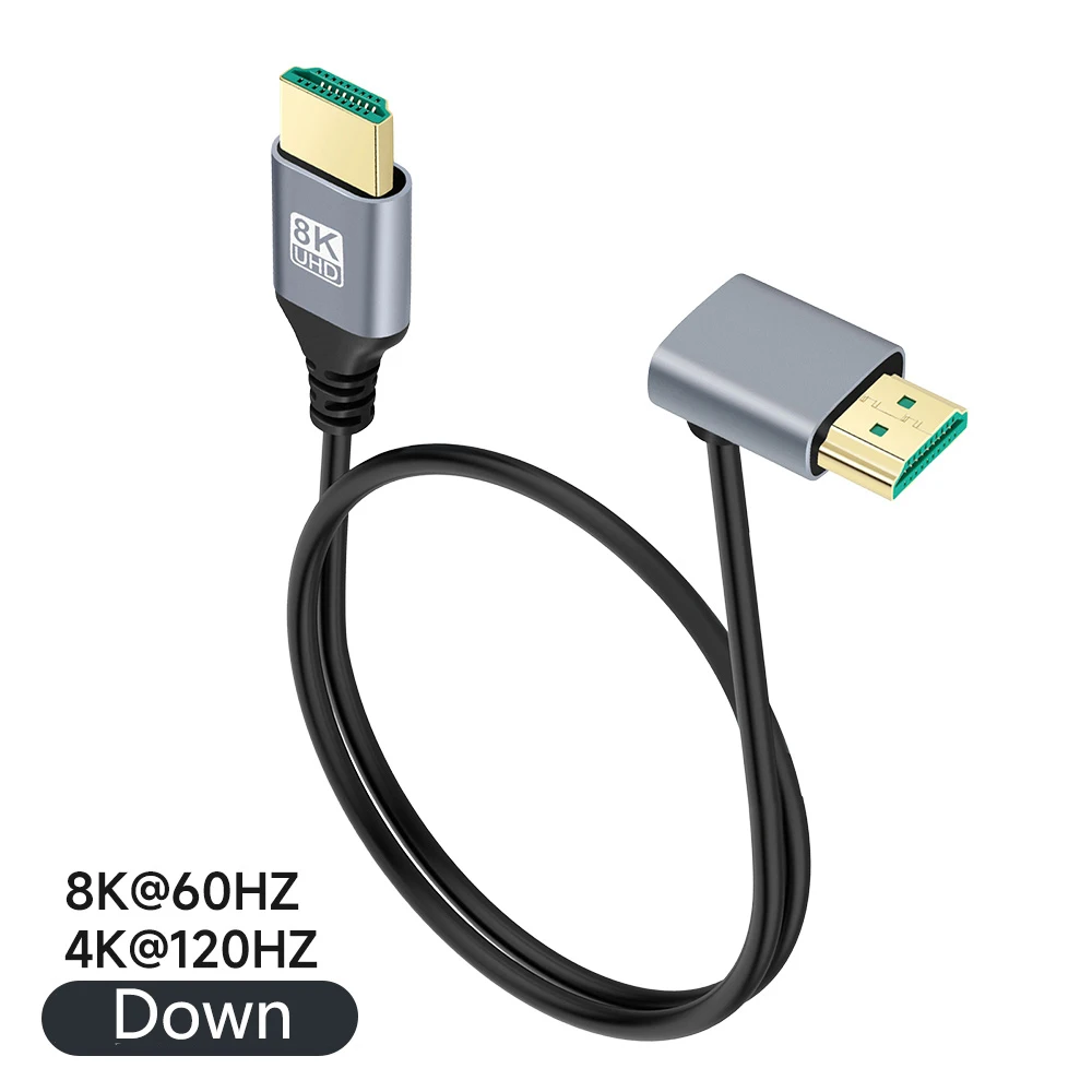 90 degree HDMI 2.1V Cable Cord - Hdmi Arc Cable ulasan dan harga