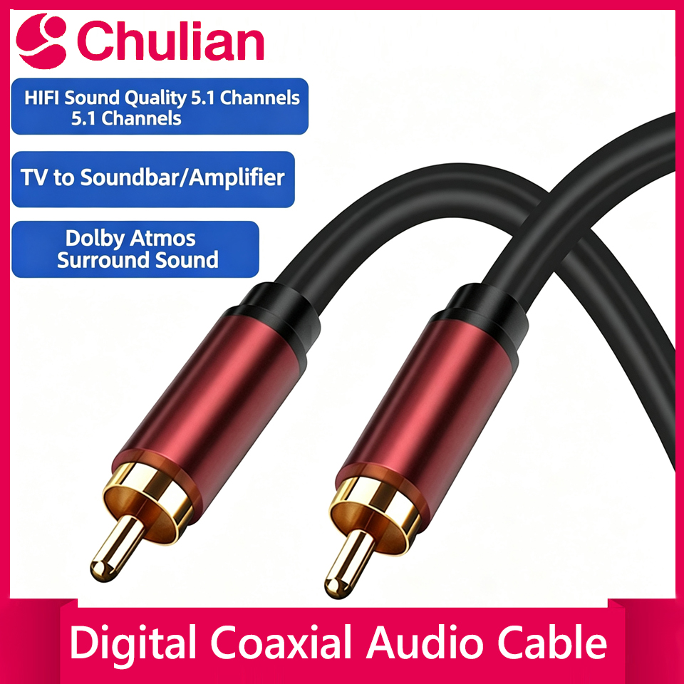 Coaxial Digital Audio Cable Su - Home Cinema Ampli ulasan dan harga