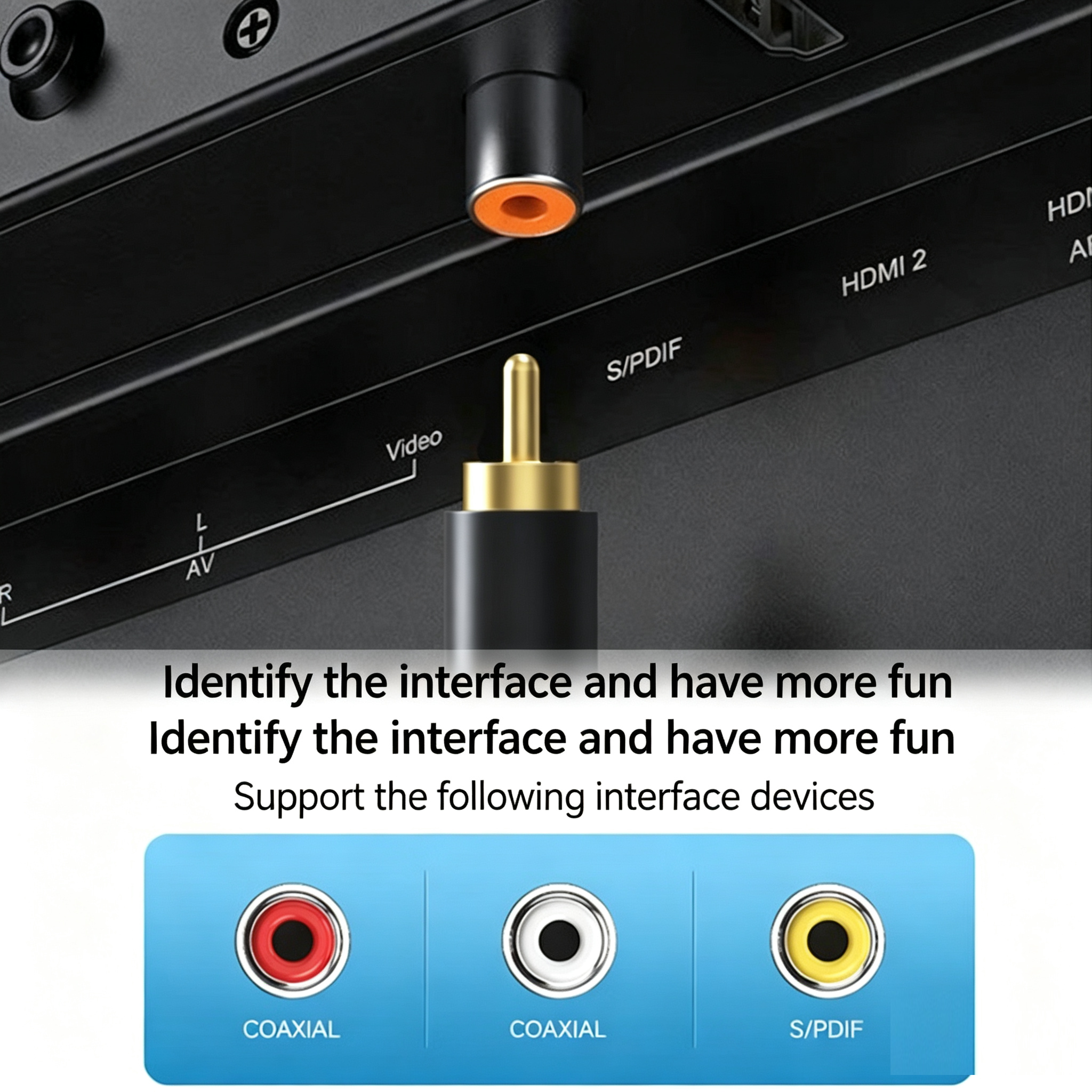 Coaxial Digital Audio Cable Su - Home Cinema Ampli ulasan dan harga