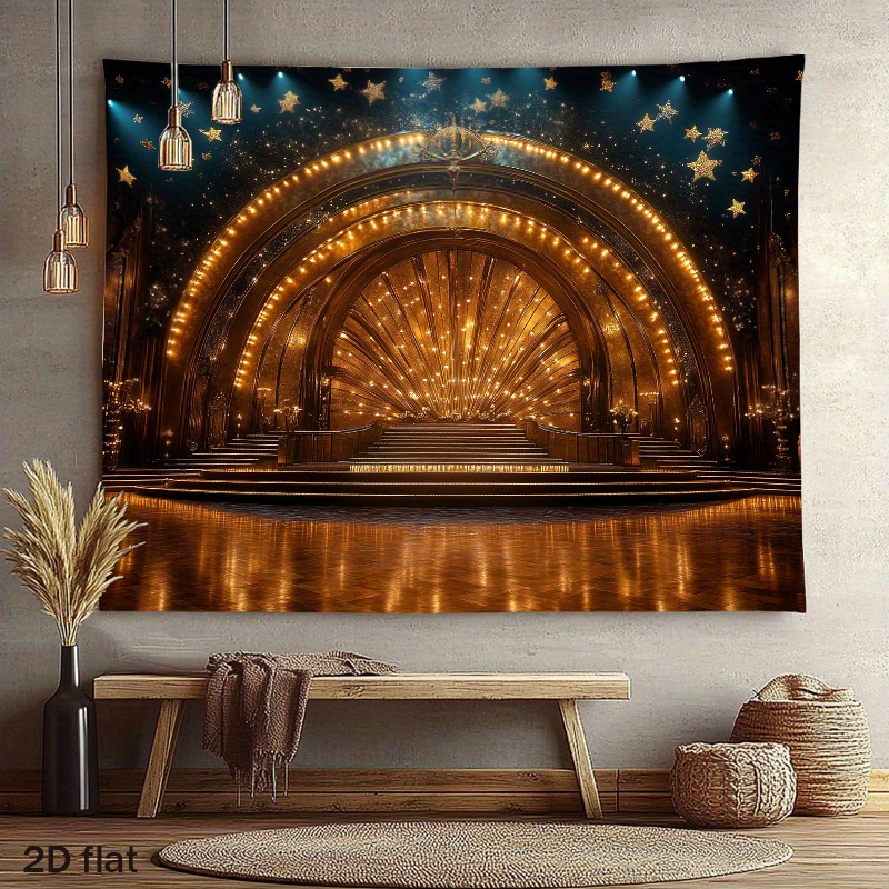 Luxury Golden Theater Stage Ar - Home Cinema Wall Lights ulasan dan harga
