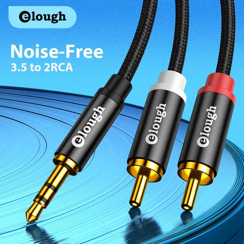 Elough RCA Cable AUX RCA Speak - Home Cinema Ampli ulasan dan harga