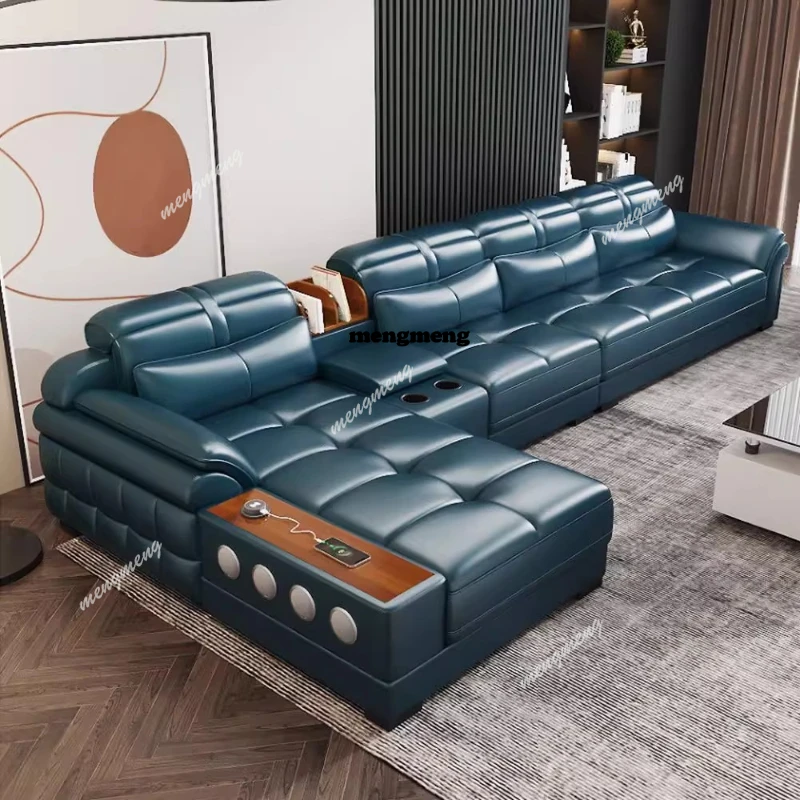 Genuine Leather Small Apartmen - Home Cinema In Small Room ulasan dan harga