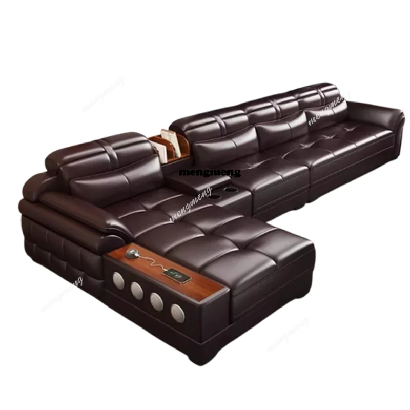 Genuine Leather Small Apartmen - Home Cinema In Small Room ulasan dan harga