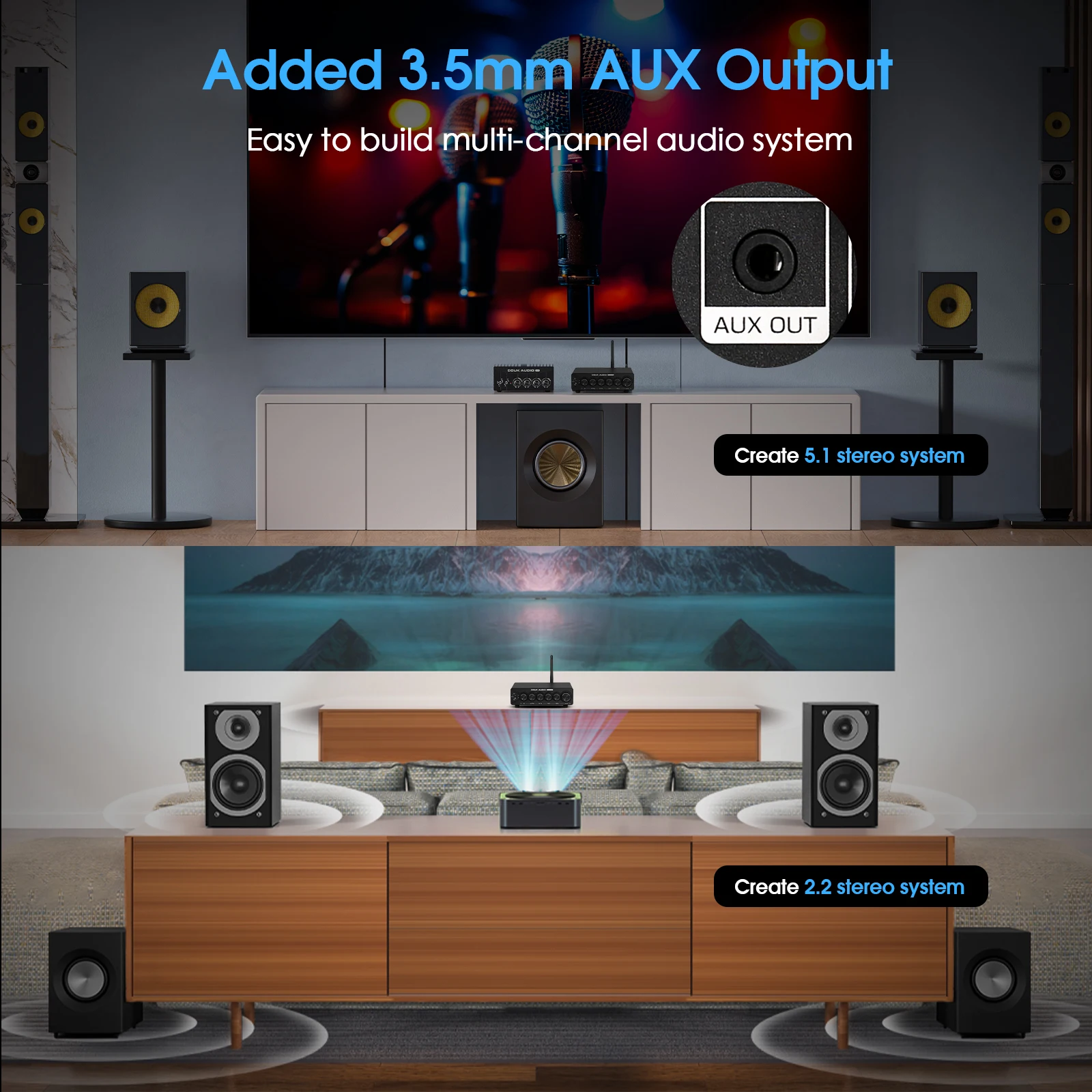Douk Audio NS-14G-PRO HiFi 2.1 - Home Cinema Samsung 5.1 ulasan dan harga