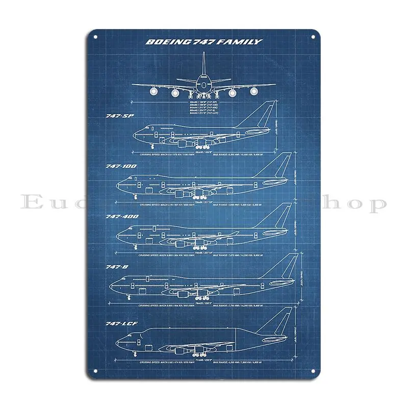 Boeing 747 Family Blueprint Li - Home Cinema Wall Lights ulasan dan harga