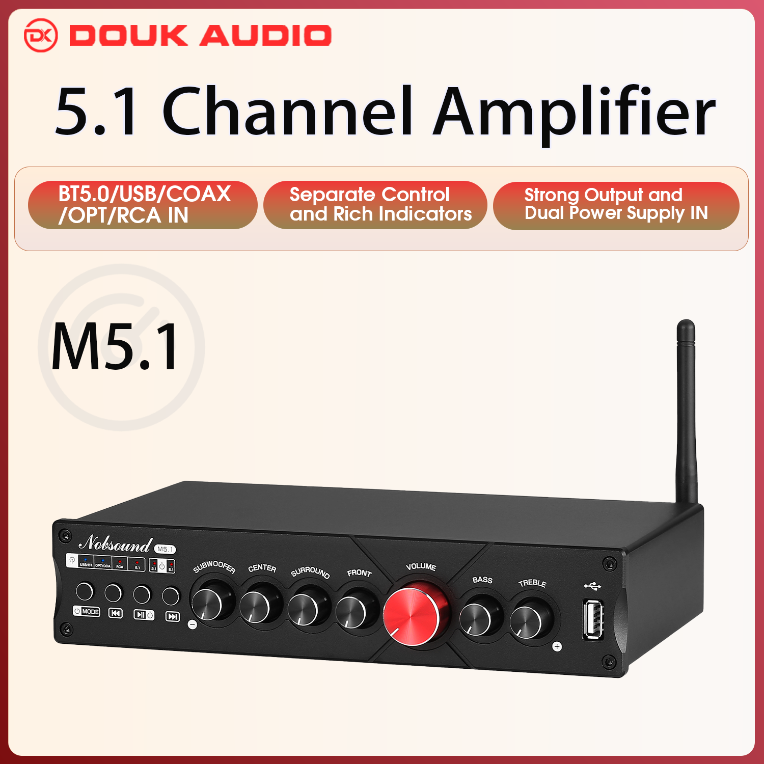 Douk Audio 5.1 Channel Digital - Home Cinema Samsung 5.1 ulasan dan harga