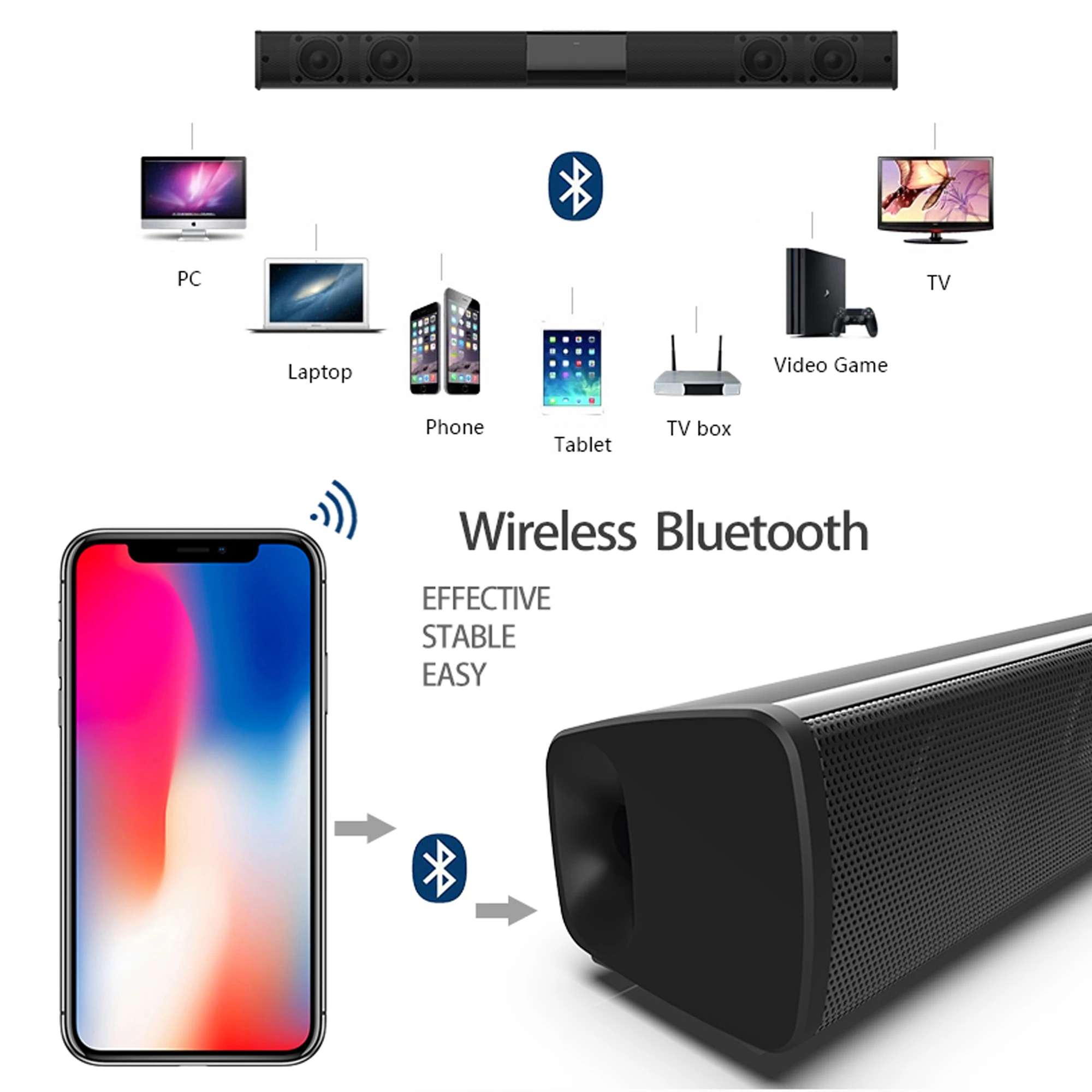 40W High Power Soundbar for TV - Home Cinema Samsung 5.1 ulasan dan harga
