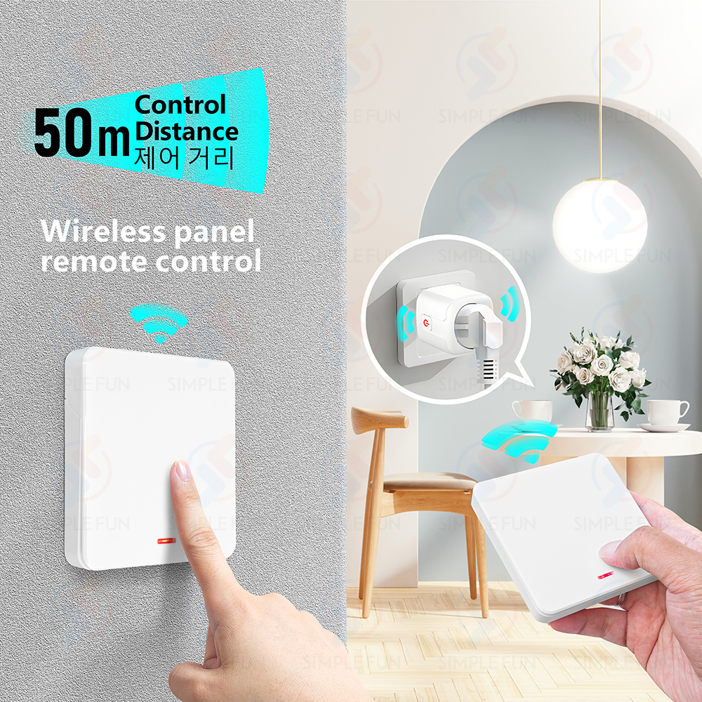 Wireless Socket Remote Control - Home Cinema Wall Lights ulasan dan harga