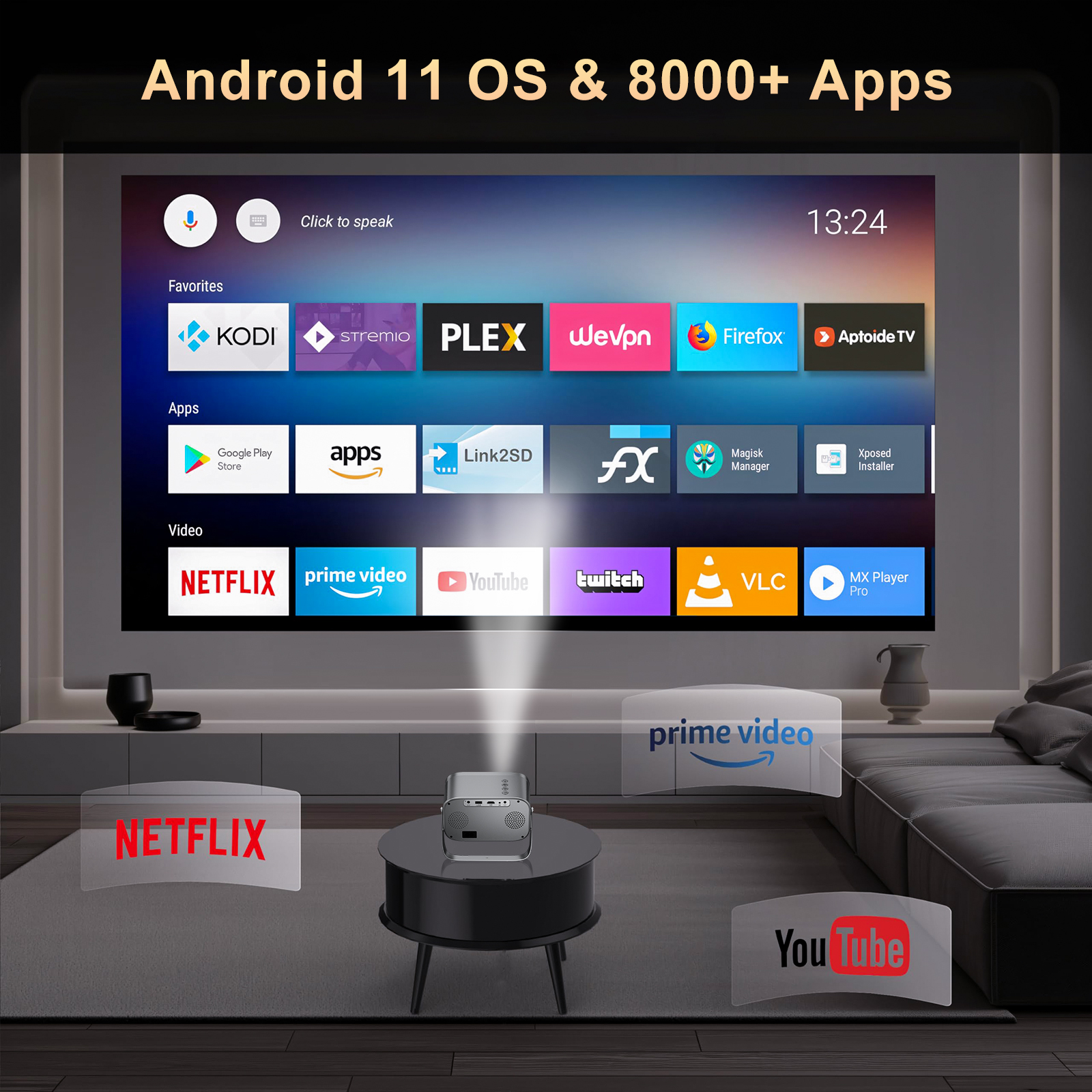 Salange Projector P28B Mini Ho - Xiaomi Home Cinema ulasan dan harga