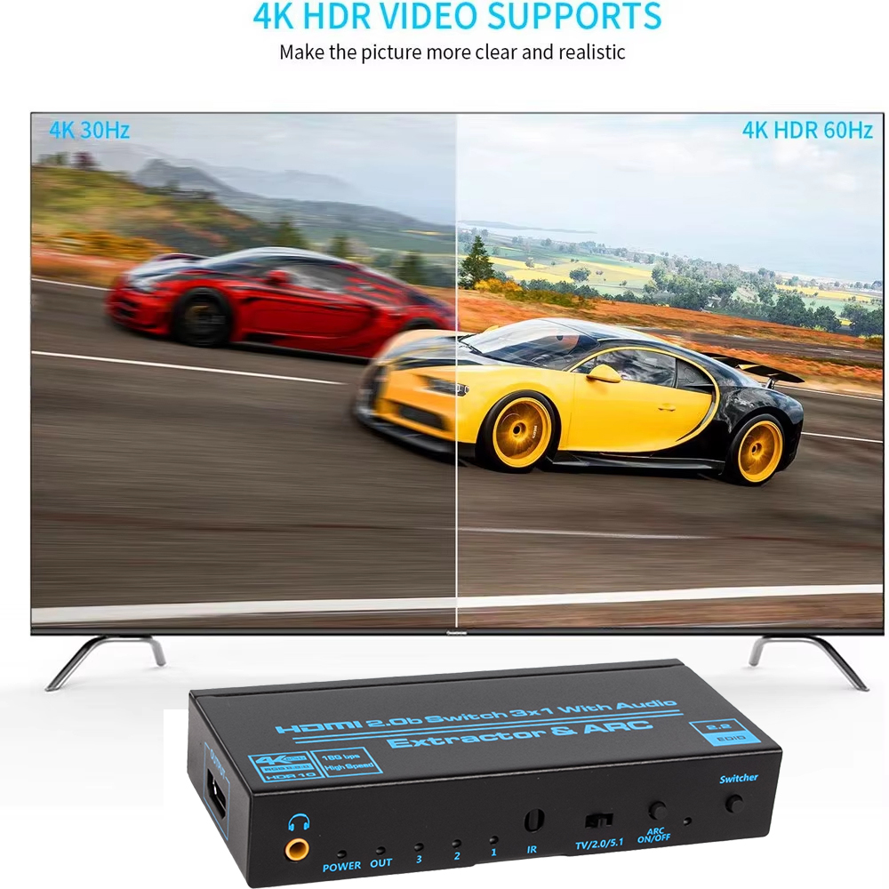 HDMI-Compatible Switch Audio E - Hdmi Arc Cable ulasan dan harga