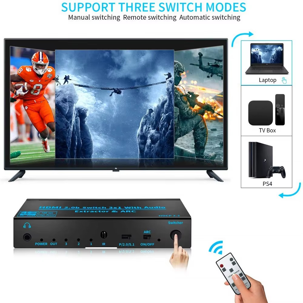 HDMI-Compatible Switch Audio E - Hdmi Arc Cable ulasan dan harga