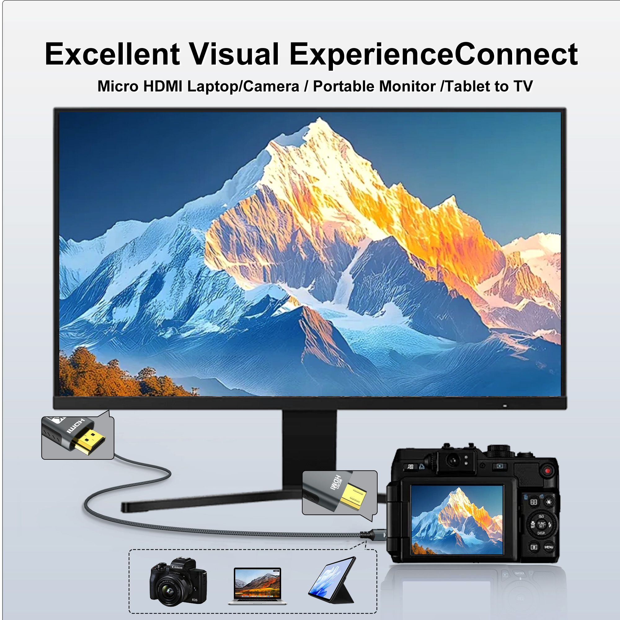 4K Micro HDMI-Compatible to HD - Hdmi Arc Cable ulasan dan harga