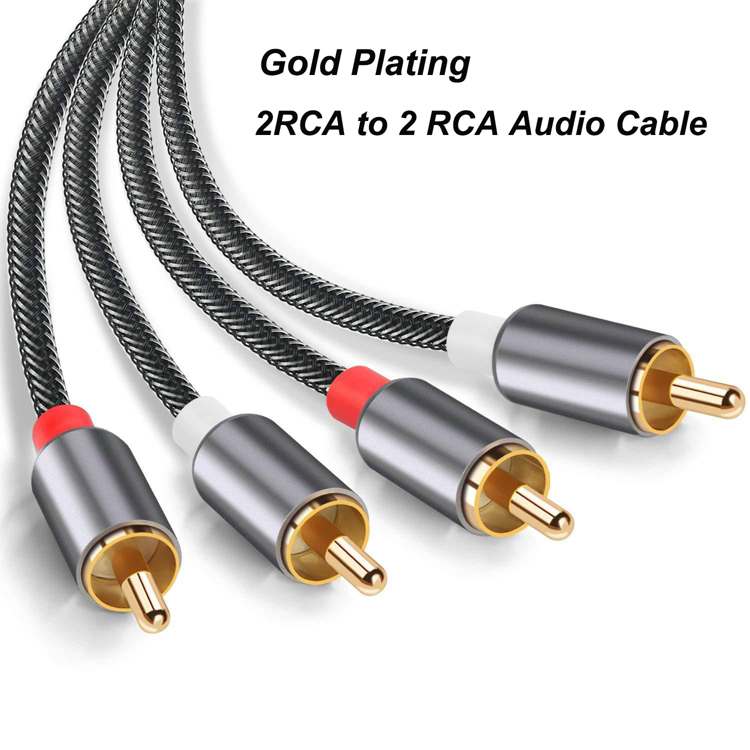 2RCA To 2 RCA Male To Male Aud - Home Cinema Ampli ulasan dan harga