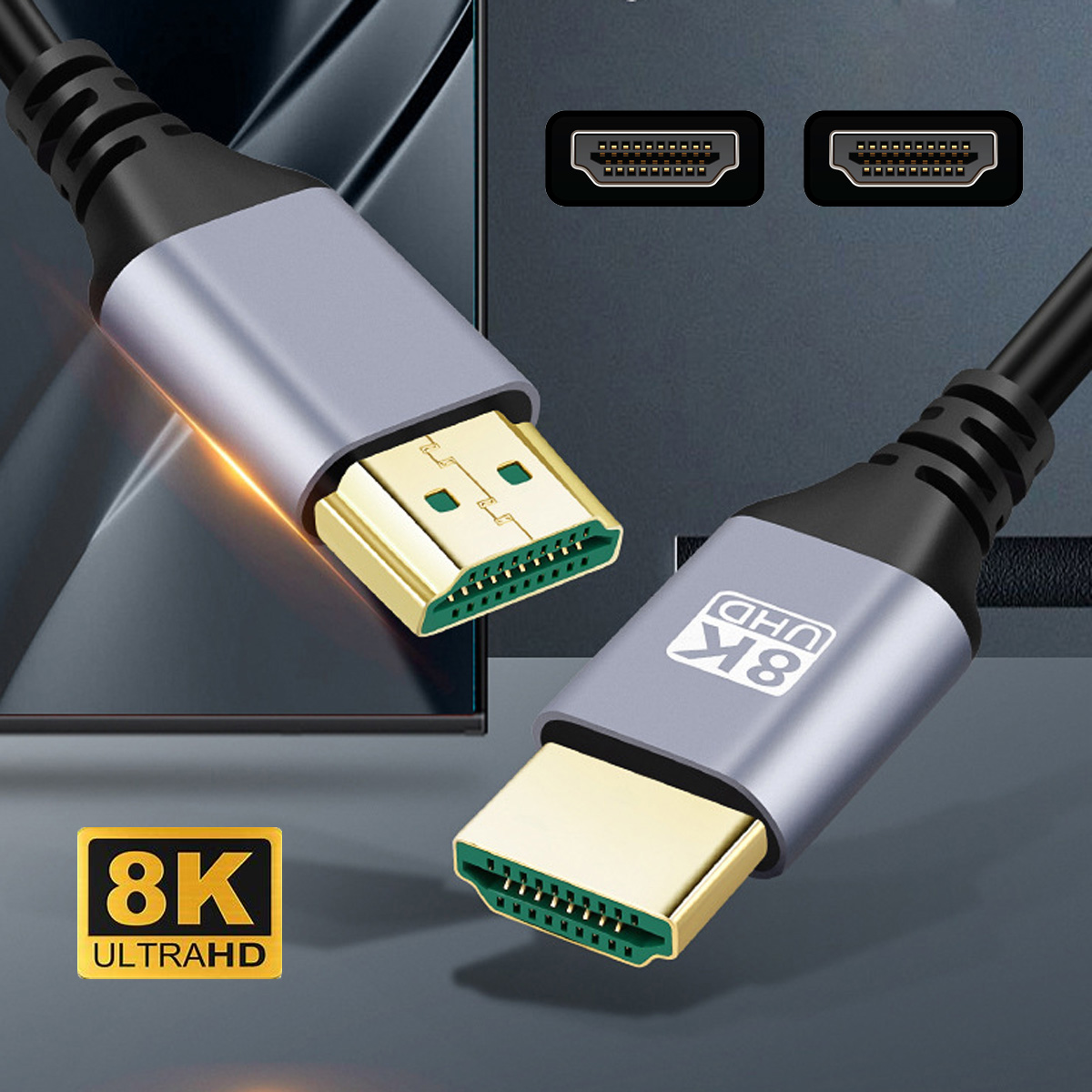 HD2.1 UHD Cable Support 8K@60H - Hdmi Arc Cable ulasan dan harga