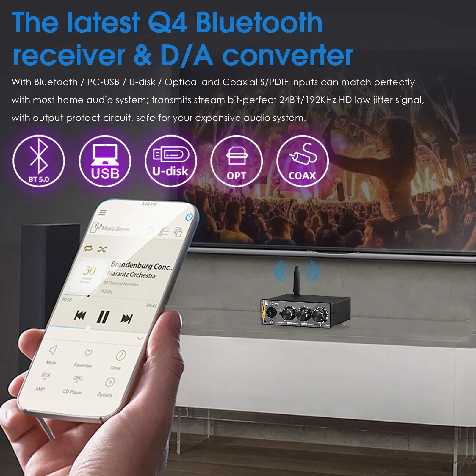 Nobsound Q4 Mini Ddigital to A - Home Cinema Samsung 5.1 ulasan dan harga