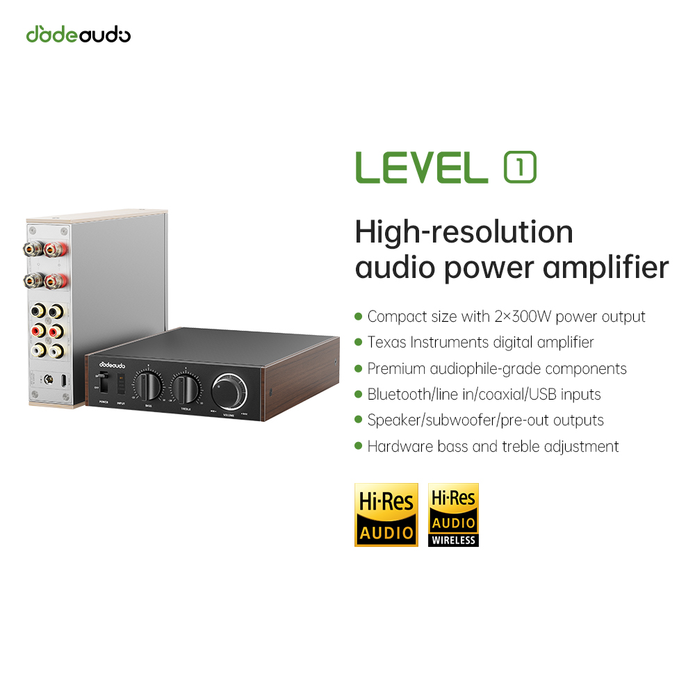 JadeAudio Level 1 Desktop HiFi - Home Cinema Ampli ulasan dan harga