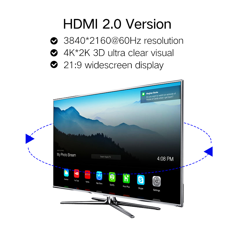 Shuliancable Cable HDMI Alta V - Hdmi Arc Cable ulasan dan harga