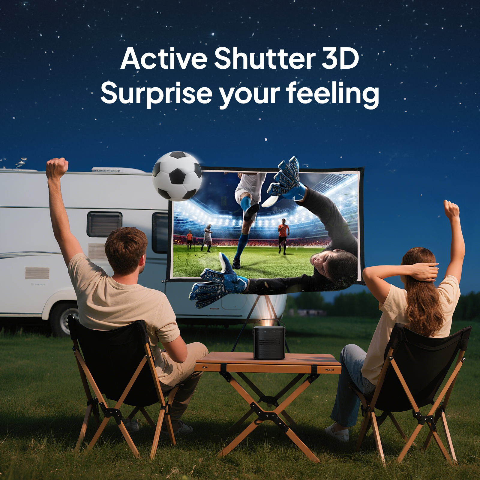 BYINTEK U80 Max Projector 3D 4 - Xiaomi Home Cinema ulasan dan harga